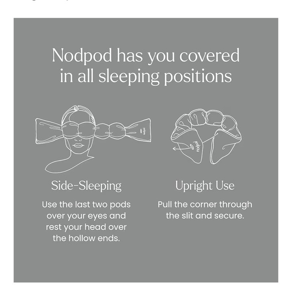 Nodpod Gray Weighted Eye Blanket - Picture 2 of 6